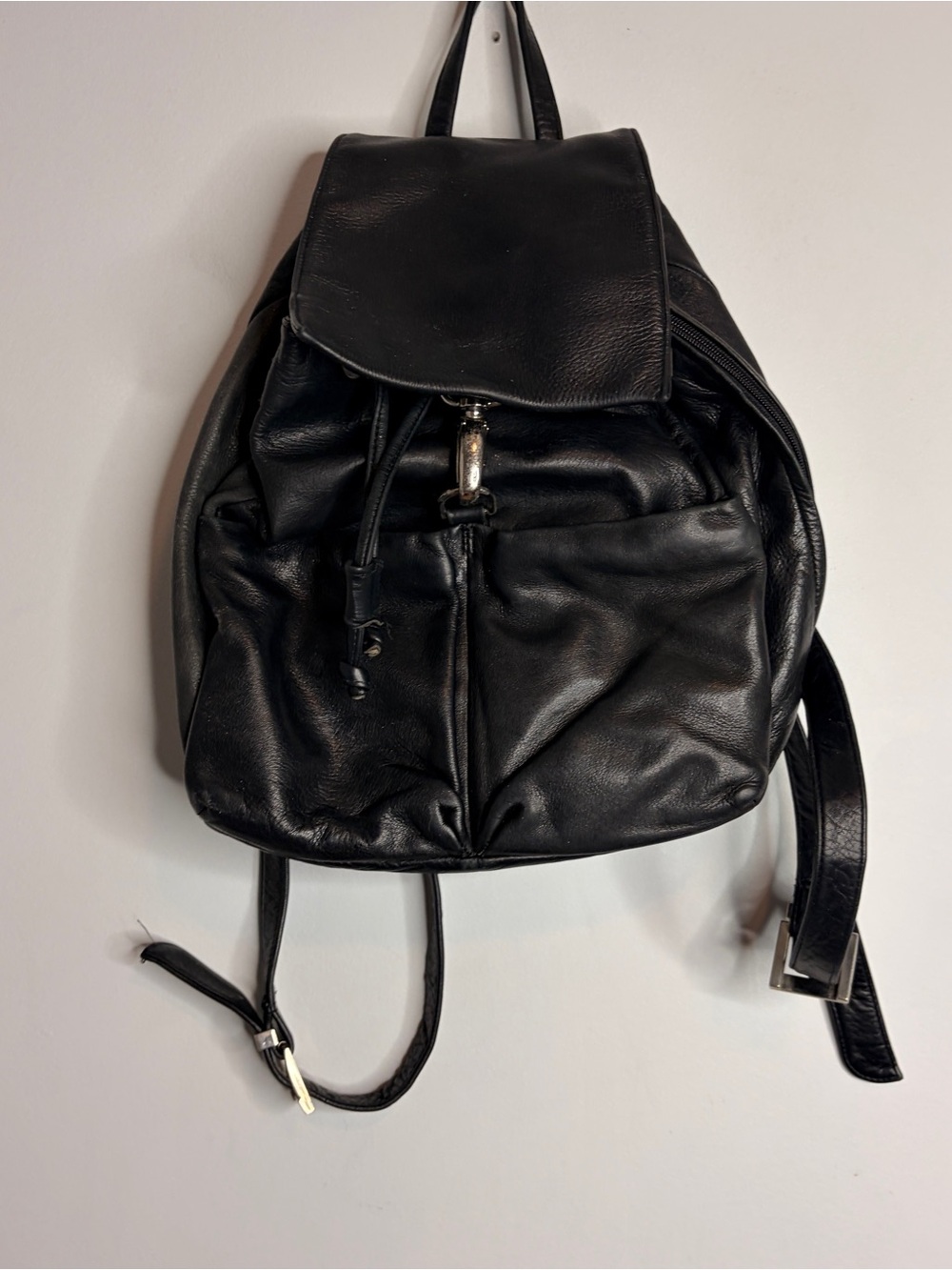 PERLINA New York Leather Mini Backpack Bag